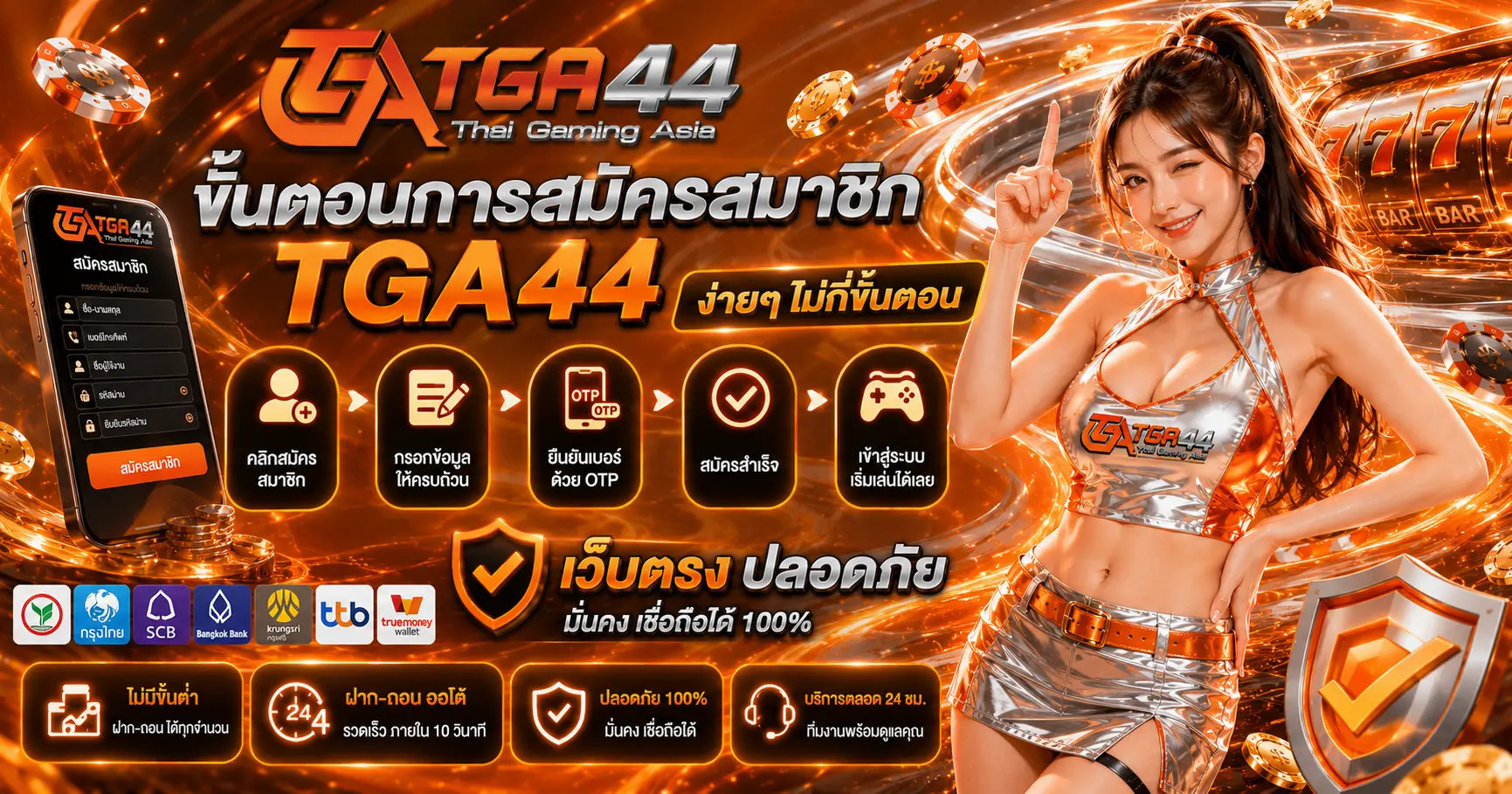 ขั้นตอนการสมัครสมาชิก TGA44